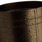 Lixeira 10 Litros Ouro Velho Aço Galvanizado Com Tampa