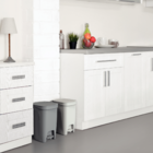 Lixeira 10L Plástico Pedal Compact Cinza Tramontina