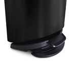 Lixeira 10L Plástico Pedal Preto Arqplast