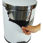 Lixeira 12 Litros Com Pedal Aço Inox Cesto Interno Removível