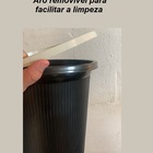 Lixeira 13 Litros  Para Banheiro Cozinha Escritório Plástico