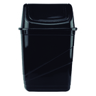 Lixeira 14L Plástico Basculante Preto Nitron