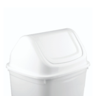 Lixeira 14L Plástico Basculante Branco Nitron
