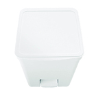 Lixeira 14L Plástico Pedal Branco Nitron