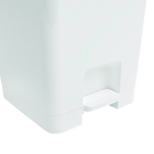 Lixeira 14L Plástico Pedal Branco Nitron