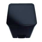 Lixeira 14L Plástico Pedal Preto Nitron