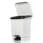 Lixeira 15l C/ Pedal Branco Larplasticos