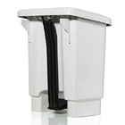 Lixeira 15l C/ Pedal Branco Larplasticos