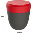 Lixeira 2,5l Redonda Cesto Lixo Escritório Bancada Cozinha