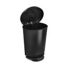 Lixeira 20L Plástico Pedal Preto Arqplast