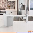 Lixeira 2 5 Litros Para Pia Cozinha Banheiro - Branco