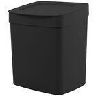 Lixeira 2 5 Litros Para Pia Cozinha Banheiro - Preto