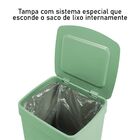 Lixeira 2 5 Litros Para Pia Cozinha Banheiro - Verde Claro