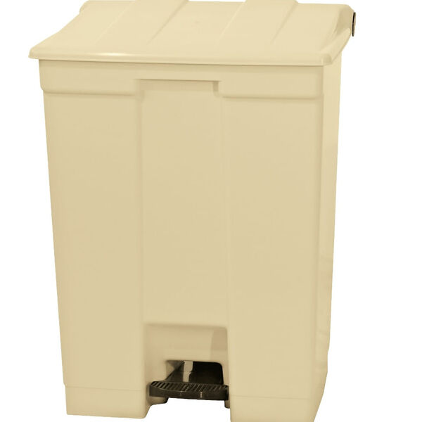 Lixeira 30 Litros Com Pedal Cp30 Cores Bralimpia - Bege