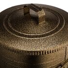 Lixeira 30 Litros Ouro Velho Lata De Lixo Americana De Metal