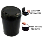 Lixeira 3 Litros Automática Preta Com Sensor Westing Preta