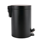 Lixeira 3L Ao Pedal Preta Urban Sensea