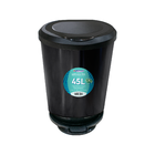 Lixeira 45L Plástico Pedal Preto Arqplast