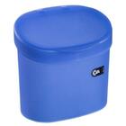 Lixeira 4l Para Pia Azul Coza