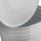 Lixeira 50 Litros Branca Lata De Lixo Americana Branca