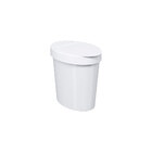 Lixeira 5 L - Retrô 46 X 22 1 X 15 Cm Branco Coza