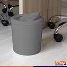 Lixeira 5 Litros Basculante Circular Vai E Vem Cozinha Banhei