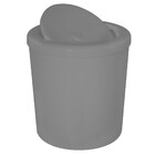 Lixeira 5 Litros Basculante Circular Vai E Vem Cozinha Banhei