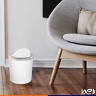 Lixeira 5 Litros Basculante Redonda Cromada Cozinha E Banheir