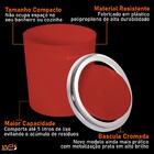 Lixeira 5 Litros Basculante Redonda Cromada Cozinha E Banheir