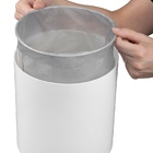 Lixeira 5 Litros Cesto Lixo Cozinha Banheiro Branco Rose