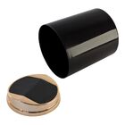 Lixeira 5 Litros Com Tampa Basculante Cobre Rose Gold - Preto