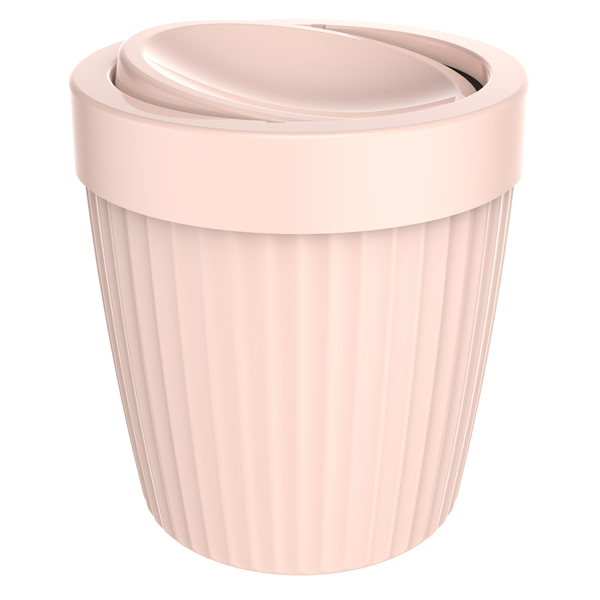 Lixeira 5 Litros Tampa Basculante Cesto De Lixo Banheiro Ou