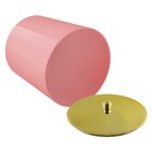 Lixeira 5 Litros Tampa De Pegar Dourada Banheiro Cozinha - Ro