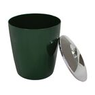 Lixeira 5 Litros Verde Botânico Com Tampa Pegar Cromo Vitra