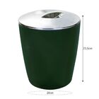Lixeira 5 Litros Verde Botânico Com Tampa Pegar Cromo Vitra