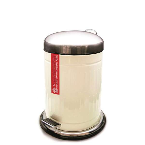 Lixeira 5l Vintage Week  Clara Yoi