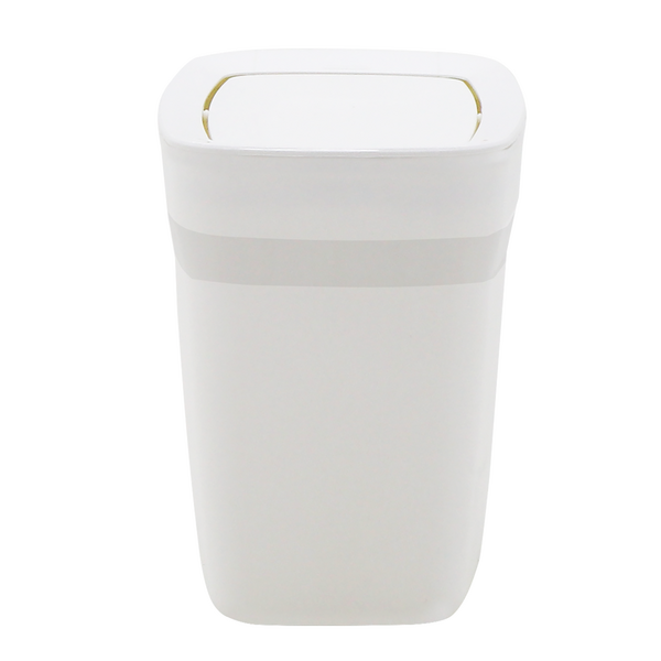 Lixeira 6,5L Basculante Branca Compact Tramontina