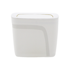 Lixeira 6,5L Basculante Branca Compact Tramontina