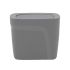 Lixeira 6,5L Basculante Cinza Compact Tramontina