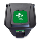 Lixeira 60L Plástico Pedal Preto Eco Arqplast