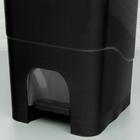 Lixeira 6 Litros Cinza Com Pedal Plástico Sanremo