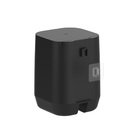 Lixeira 6L Plástico e Aço Manual Eleve Preto OU