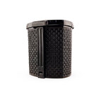 Lixeira 6l Rattan Preto Nitron