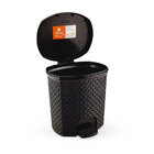 Lixeira 6l Rattan Preto Nitron