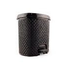 Lixeira 6l Rattan Preto Nitron