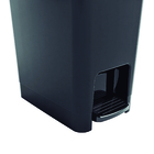 Lixeira 7L Plástico Pedal Preto Nitron