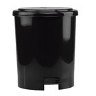 Lixeira 7L Plástico Pedal Preto Nitron