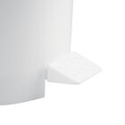 Lixeira 7L Plástico Pedal Branco Nitron