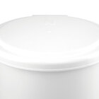 Lixeira 7L Plástico Pedal Branco Nitron