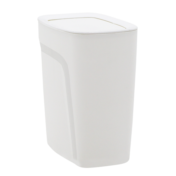 Lixeira 8,5L Basculante Branca Compact Tramontina